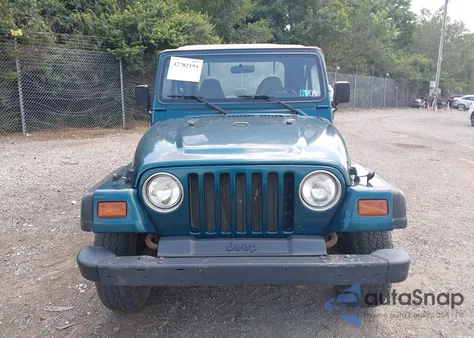 1997 Jeep Wrangler Se из США, поврежденный, VIN 1J4FY29P2VP446769